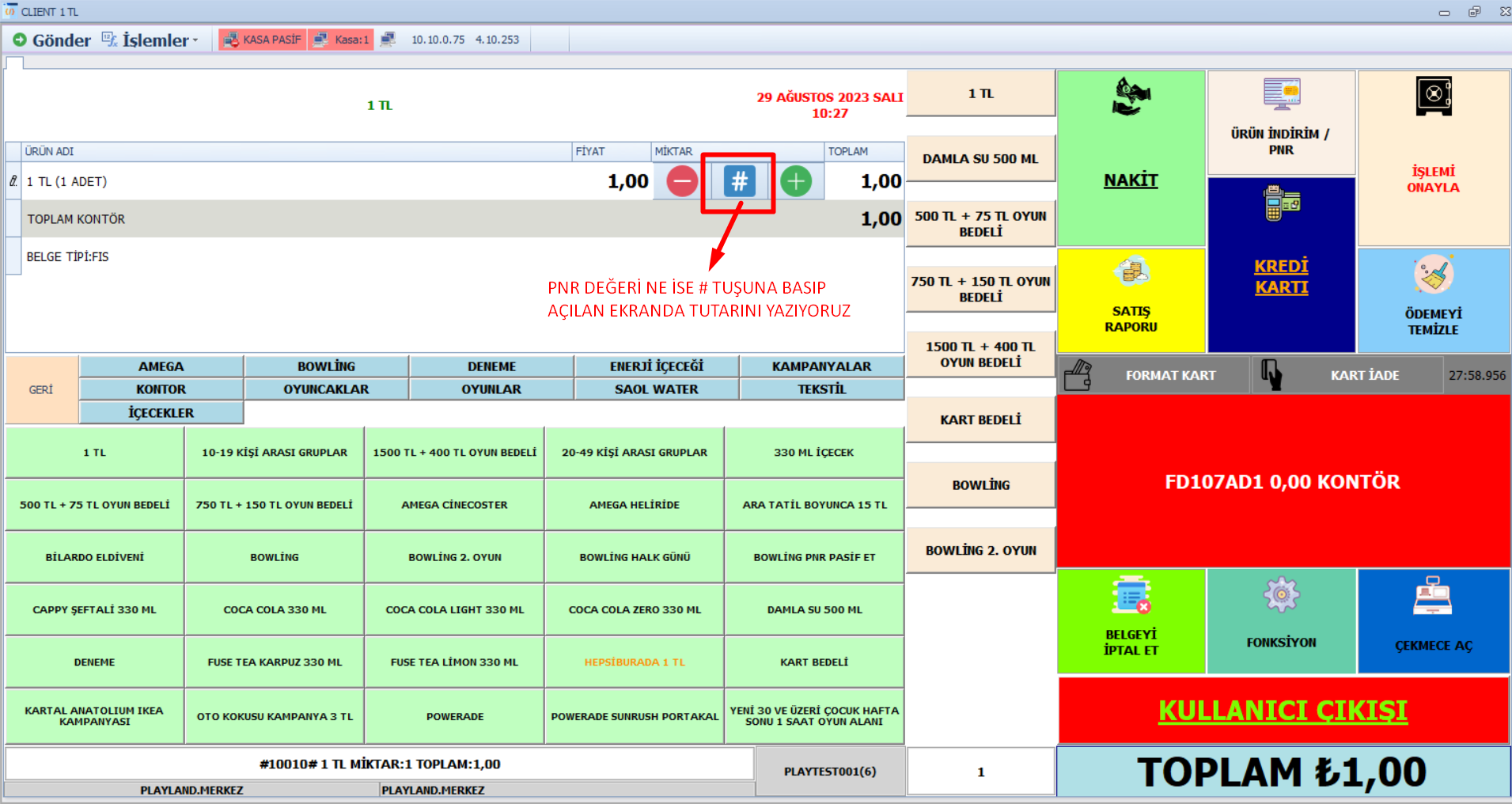 NLS CLIENT PROGRAMI PNR